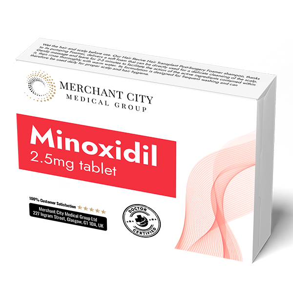 Minoxidil Oral 2.5mg ORDER VIA CLINIC